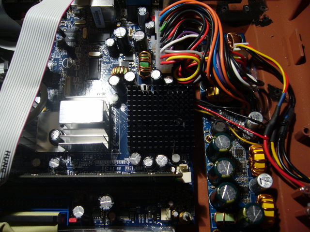 486er-KK auf dem Prozessor montiert