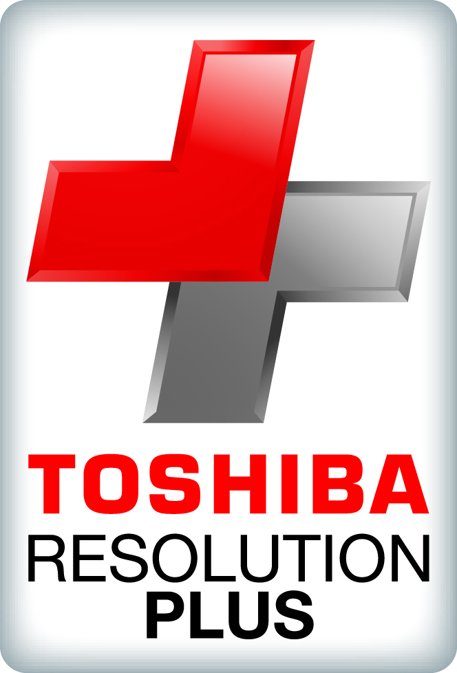 Toshibas Wir-rechnen-alles-schön-Logo \