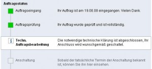 Ein Online-Fortschrittchen: Am Montag war das Kästchen noch grau