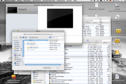 VMware Fusion importiert eine Parallels-Maschine