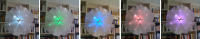 5x Ikea Moodstar by Untergeek: 1x weiß, 4x farbig