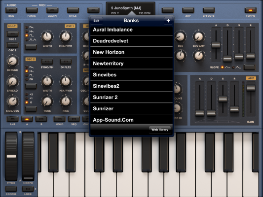 Sunrizer Synth, June 2013 update