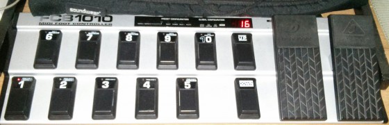Behringer FCB-1010 MIDI foot controller - PC only!