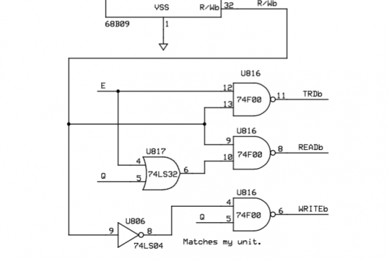 Part of the new M-1000 schematic