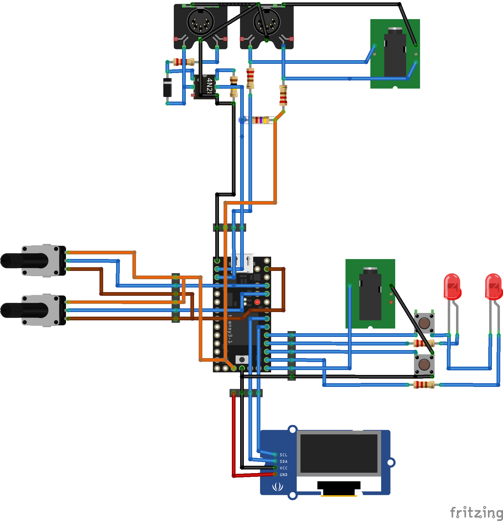 canvas Larry Belmont modder V2.0: A Teensy-based MIDI Controller - untergeekuntergeek