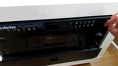 GIF: M-1000 shows "120" on switching on